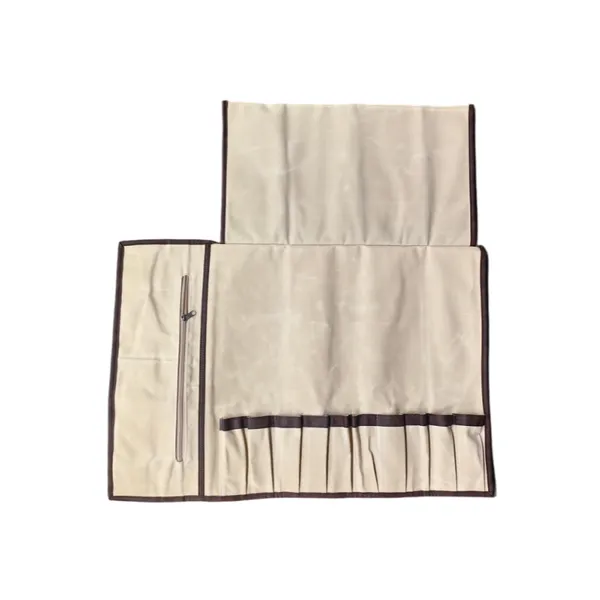 Vintage Canvas Roll-Up Tool Bag photo-4