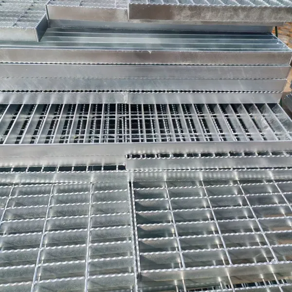 Multi-Purpose Galvanized Steel Grating for Drainage Grates, Stairs, and Concrete Flooring