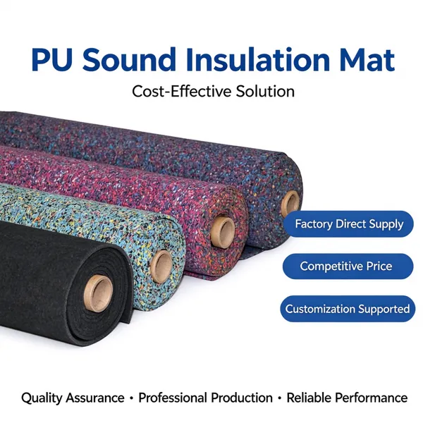 Rubber Granule Sound Underlay，PU Rubber Sound Insulation Mat，floor Vibration Isolation Mat