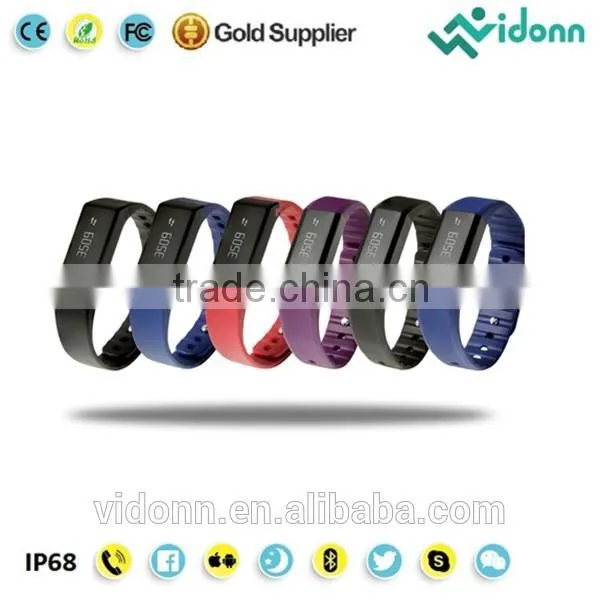 Original Manufacturer Vidonn X6S IP68 USB Charging Step Counter Calorie Burnt Android IOS Compatible Smart Bracelet With Sdk photo-5