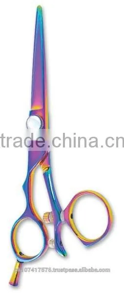 Removable Ring Hairdresser Scissors / Fancy Salon Scissor