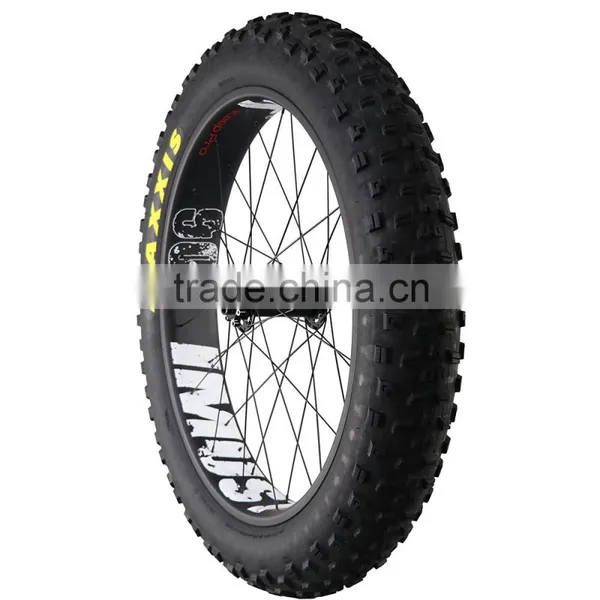 China Fatbike Wheel 26er Carbon Fat Bike Wheels 90mm Width With Maxxis Tire 26*4.8mm 2 Years Warranty photo-4