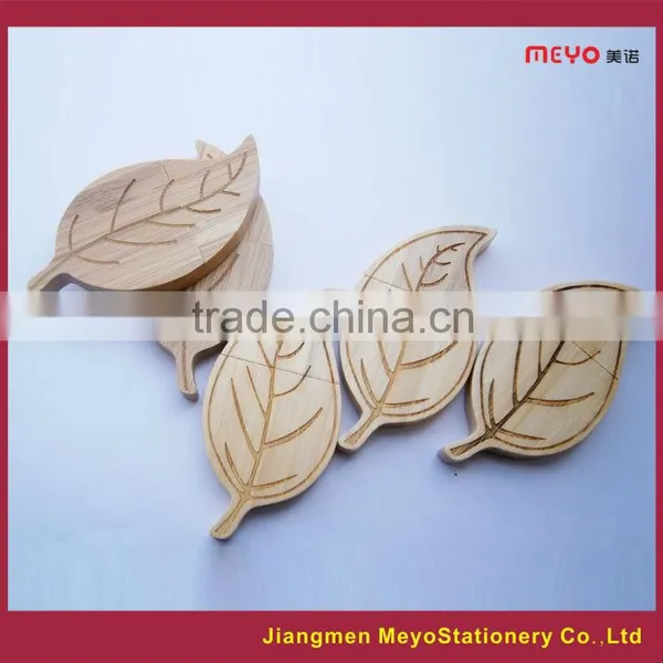 Leaf Shape 2015 Warehouse Wooden USB Flash Drive,Usb Disk photo-5