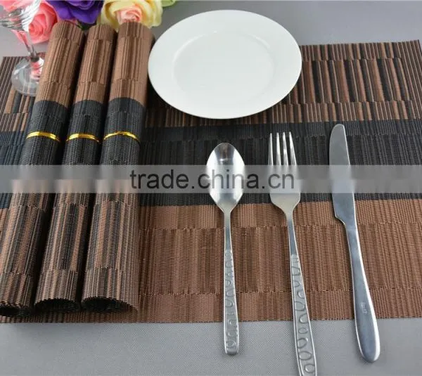 PVC Insulation Kitchen Placemat Table Decoration Washed Clean Breakfast Lunch Dinner photo-4
