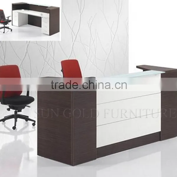 Good Quality Wooden Reception Counter Table Design Reception Desks for Sale (SZ-RTB029) photo-6