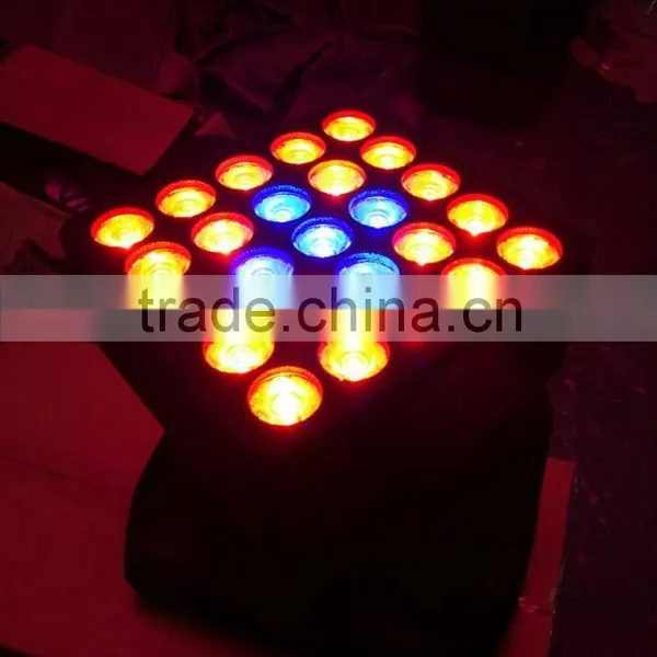 25pcs Led Moving Head Light RGBW Matrix Beam Stage Wash Light Display Shapes Automatic Professional 16/37/112 Channel Party DJ photo-2
