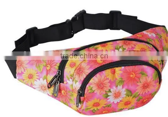Waterproof Polyester Running Belt Bum Waist Pouch Fanny Pack Camping Sport Hiking Waist Bag photo-2