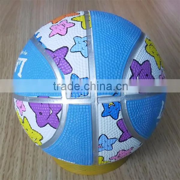Size 2 Custom Logo Printed Mini Basketball for Kids,6 Inch Promotional Mini Basketball photo-3