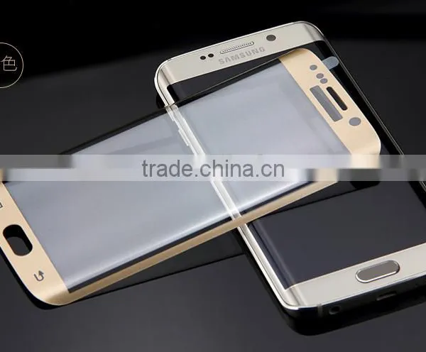 New Premium 3D Full Cover Anti-Fingerprint Glass Screen Protector for Samsung S6 Edge Supplier's Choice photo-3