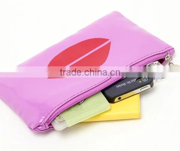 Wholesale Durable Fashion Pattern Pink PVC Cosmetic Bag photo-2