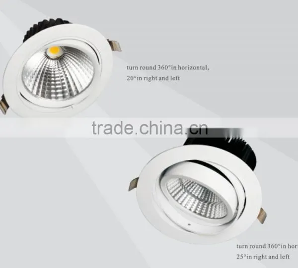 Super Hotsell Good Quality Nice Price Directional Commercial LED Downlight Ra90/Ra97 photo-4