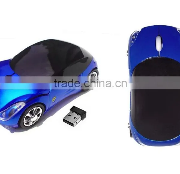 USB 2.4GHz 3D Optical Vehicle Mouse Car USB Wireless Mouse For PC Laptop Computer photo-3