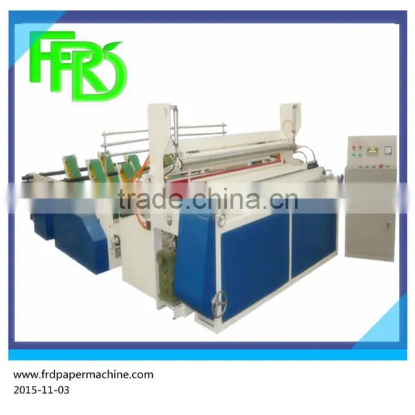 Easy Operation Toilet Paper Rewinding Perforating Printing Making Machinery Toilet Paper Converting Machine
