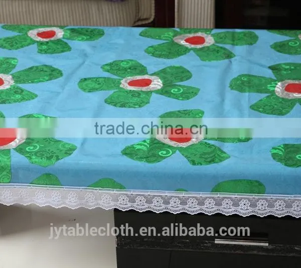 Sliver Coated and Printed Transparent Pvc Tablecloth photo-2