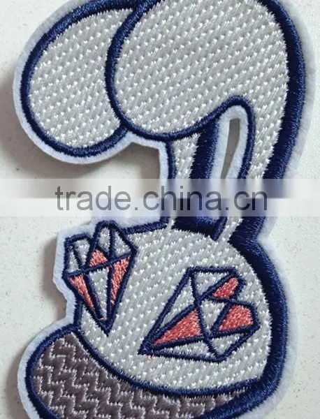 Fabric With Woven Embroidery Pin on Patches