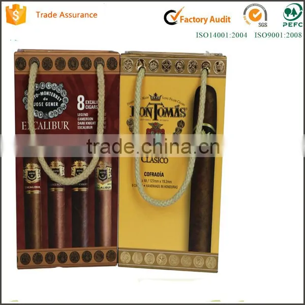 Packaging Box Industrial Use and Glossy Lamination Printing Handling Cigar Box photo-3