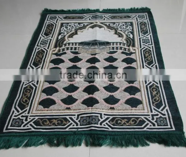 High Quality Prayer Carpet Rugs BT-227 Polyester Muslim Carpet photo-6