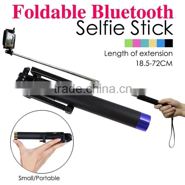 The Gadget Wholesale Colorful Wireless Monopod Bluetooth Selfie Stick ,camera Mini Tripod photo-5