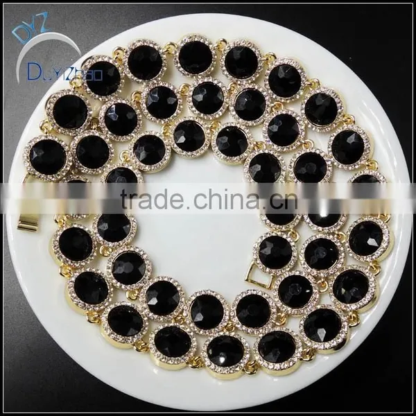 Factory Fashion High Quality Hip Hop Ruby Necklace photo-3