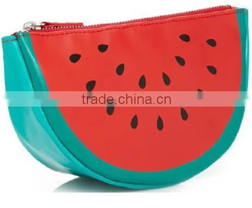 Wholesale Watermelon Shaped Stylish Toiletry Bags photo-2