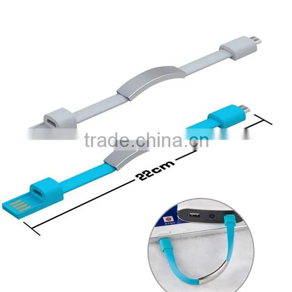 2015 New Design Bracelet Charger for Iphone 6, Wristband Data Cable,OTG Mobile Cable photo-3