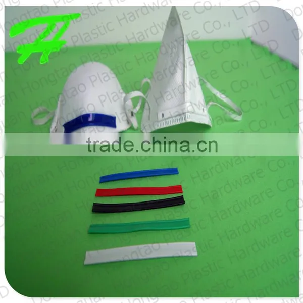 PP Metal Nose Wire/clip/bar Double Core 2.7*0.5MM for Medical Mask