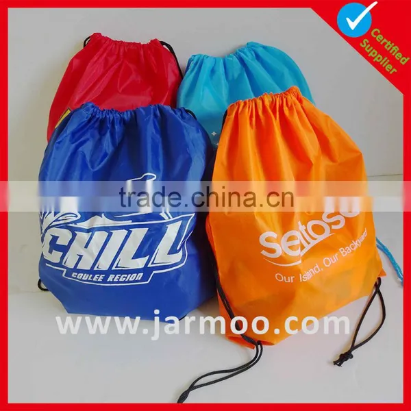 Custom Printed Tesco Calico Drawstring Bags photo-4