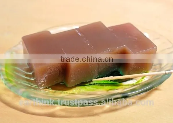 Japanese Wagashi Sweets ENDO's 'Zero Calorie' Chocolate Yokan (Adzuki Bean Jelly) 90g photo-4