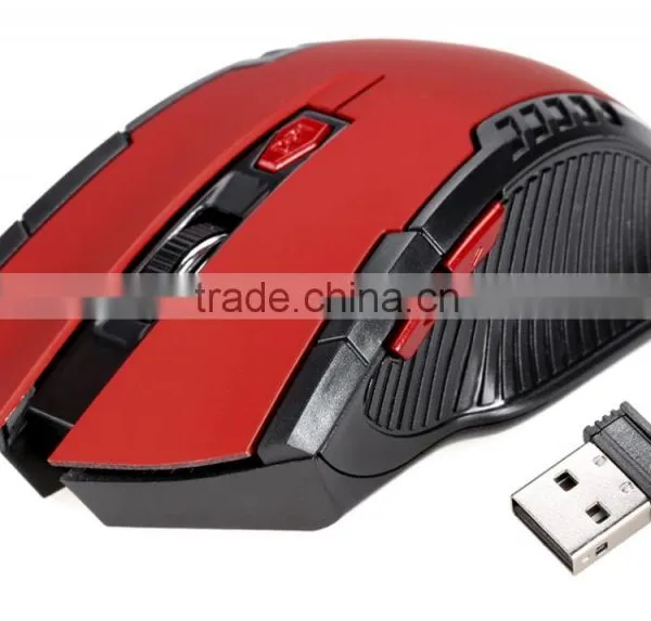 6 Buttons 2.4GHz Wireless USB Receiver Optical Mouse Mice for Laptop Computer PC Game photo-3