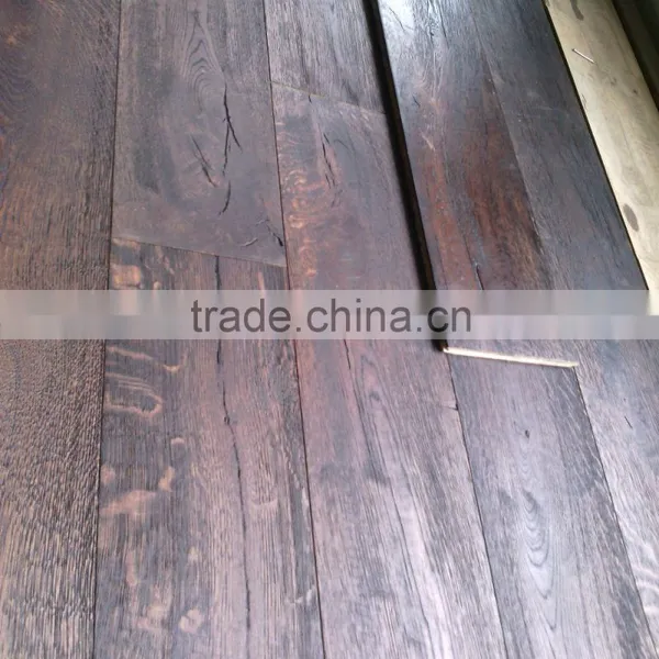 Distressed Phantom Engineered European Oak Wooden Flooring photo-2