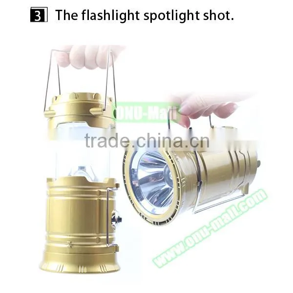 2016 Wholesale Portable Outdoor Rechargeable Solar LED Camping Lantern Light Quality Choice photo-4