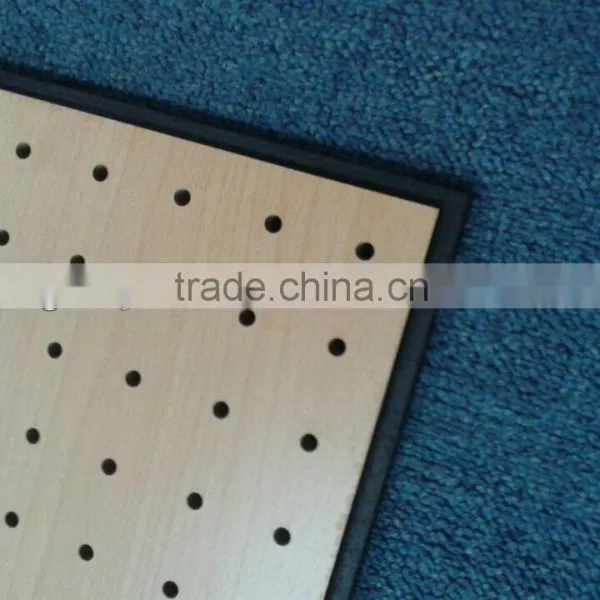 Wooden Perforated Acoustic Ceiling Tiles photo-2