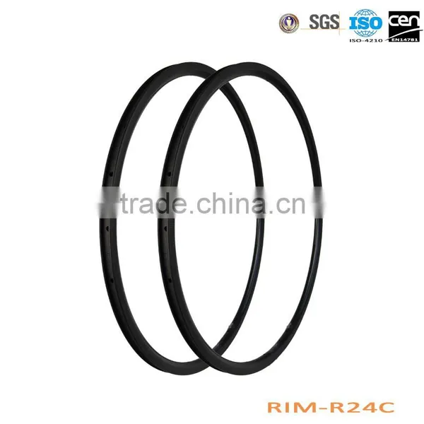 High Quality Full Carbon Rims for Sale at Factory Price, Road Bicycle 24mm Carbon Clincher Rim