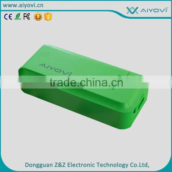 Manufacture Color Power Bank With 18650 Battery Cheap Mobile Charger 4000mah photo-5