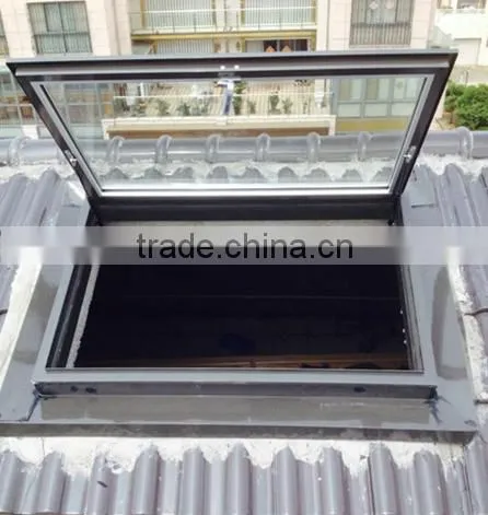 High Lighting Transparent Bulletproof 304 Stainless Steel Roof Skylight Daylighting OpeningsOpen Sunroof photo-3