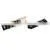 288 Cubes Price Number Tag-SILVER Embossed Digit in Black Ground With SILVER Base photo-4