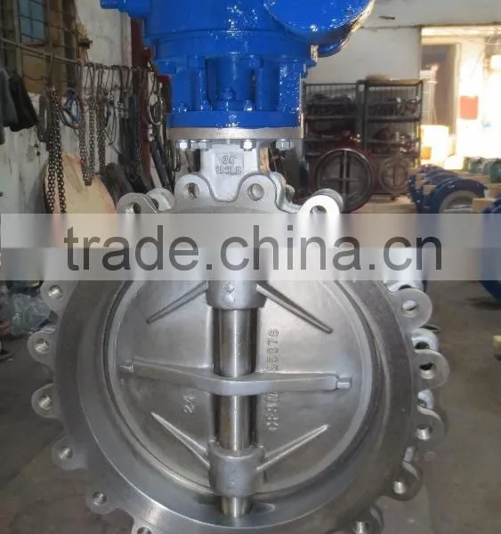 Manufacturers Hot Selling ANSI A216 WCB Lug Butterfly Valve With Pneumatic Actuator Butterfly Valve photo-5