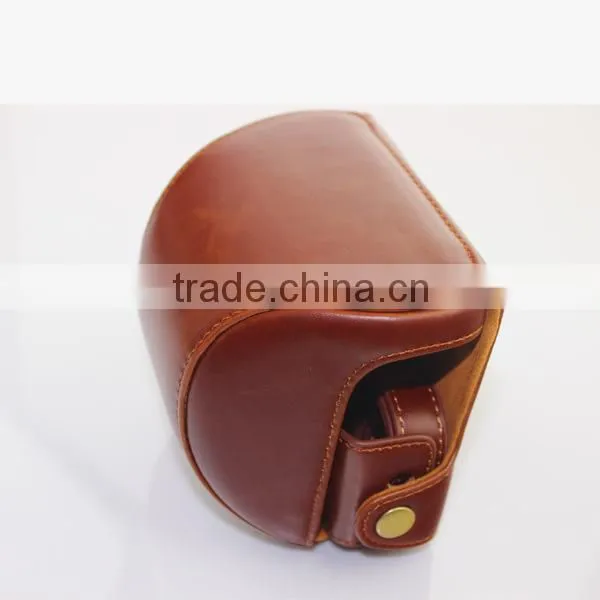 Vintage High Quality Factory Price Waterproof 100% Genuine Leather Camera Bag photo-2