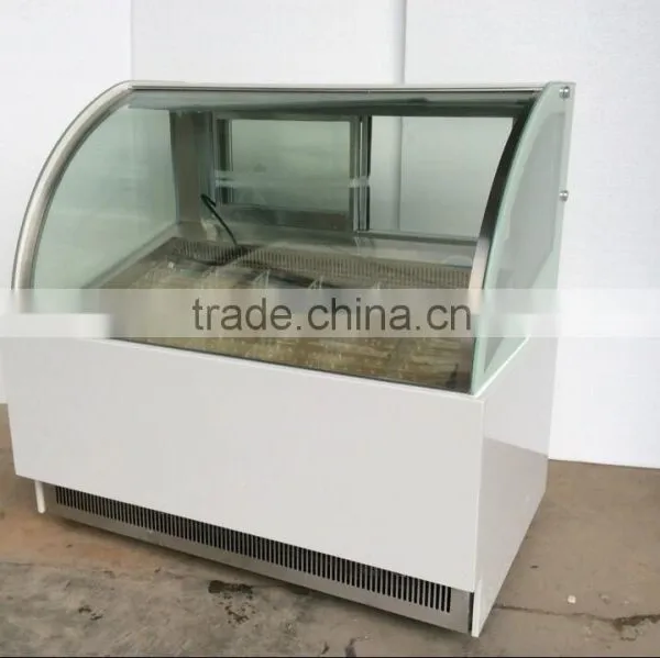Display Cooler Automatic Defrosting Ice Cream Display Showcase/Ice Cream Popsicle Display Showcase photo-2