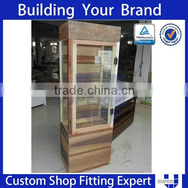 Vintage Display Wood Eyewear , Floor Standing Display Sunglasses Wood, Wooden Eyewear Display Case photo-5
