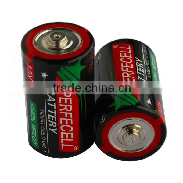Top Seller Zn-MnO2 Battery Batteries Price Size D R20 UM-1 photo-4