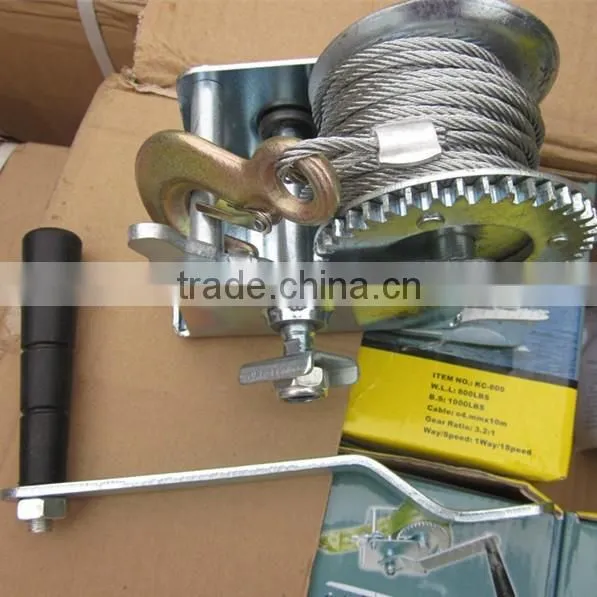 China 600lbs Manual Hand Winch,portable Hand Winch photo-2