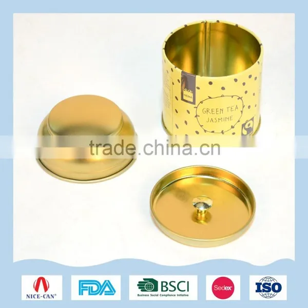 Small Tea Tin Boxes With Inner Lid and Special Cover photo-4