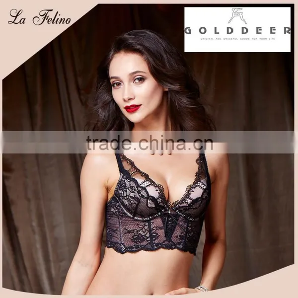 Graceful C75 Cup Stretchy See Through Sexy Lingerie Corset