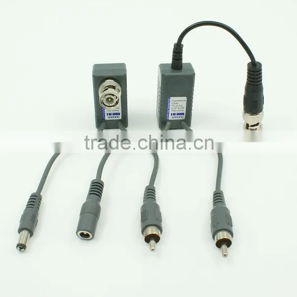CCTV Camera Accessories Audio Video Balun Transceiver BNC UTP RJ45 Video Balun With Audio photo-2