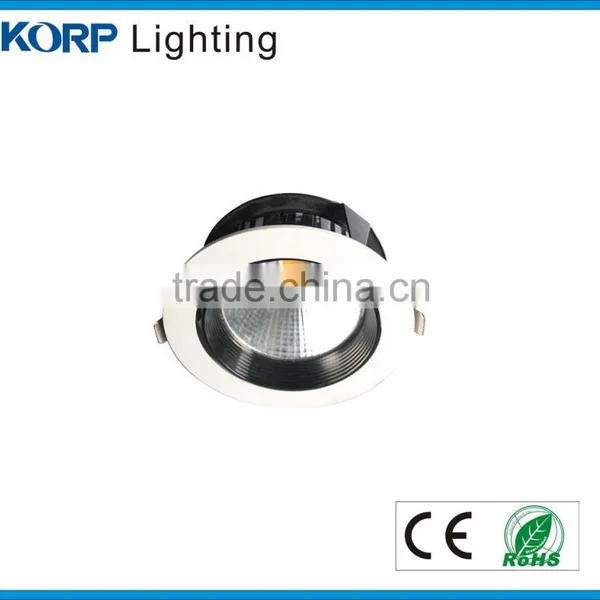 High Bright Ip20 Ce Ccc Cob 7w/9W/15W/20W/30W Led Downlight 2 Years Warranty