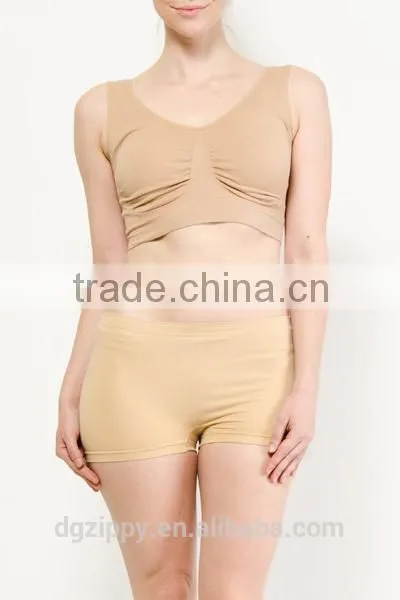 Hot Sexy Girls Without Underwear Wholesale Seamless Sexy Bra photo-3