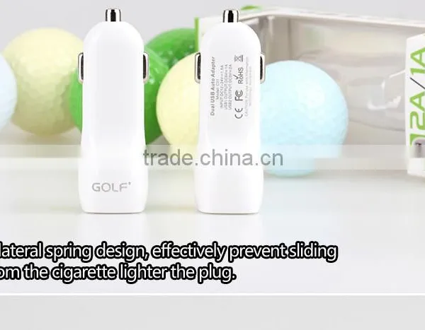 Hot Sellling 5v 2a Dual Usb Output Universal Mini Car Charger for Ipad and Mobile Phone photo-4