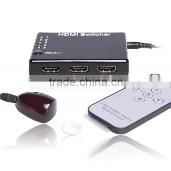 5x1 4kx2k HDMI 1.4a Switch With IR Remote With Power Adapter photo-3