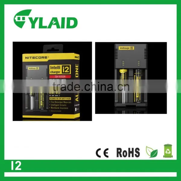 Wholesale Popular Hot Selling Good Quality Nitecore i2 Home Travel Charger for Rechargeable 18650